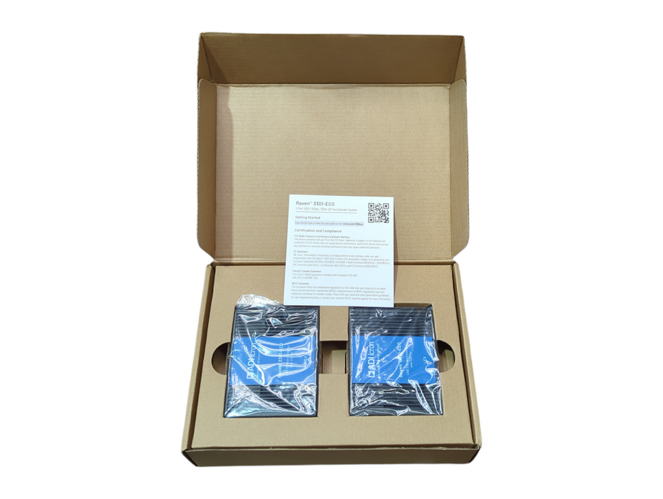 Icron Raven 3301-ECO Single-Port Cat 5e USB Extender System