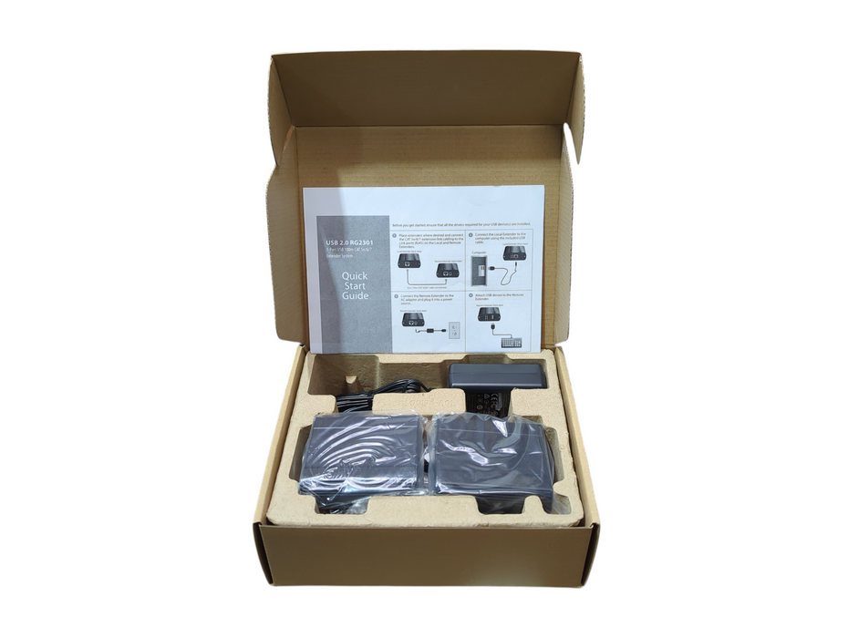 1-Prot USB 2.0 100m cat 5e/6/7 extender system