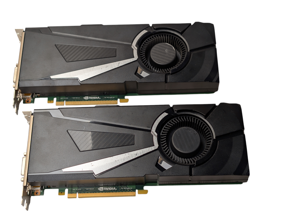 Lot of 2x NVIDIA GeForce GTX 1080 8GB GPU PLEASE READ