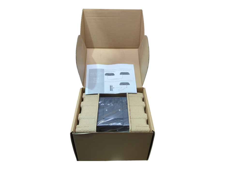 Four-Port USB 3-2-1 Raven 3104 Pro 100m CAT 6a/7 Point-to-Point Extender System