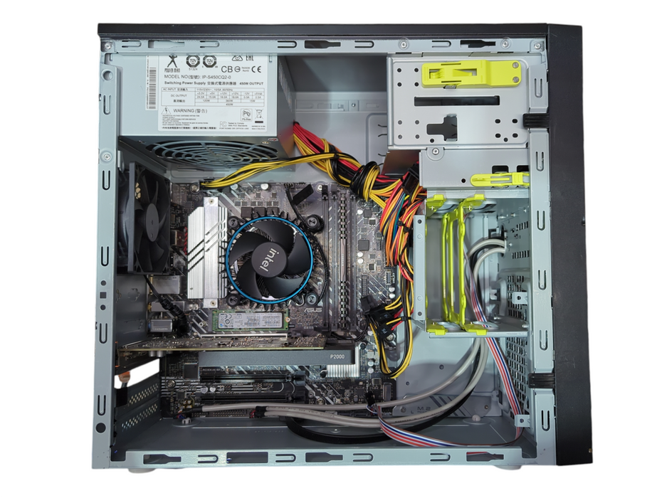 Custom PC, ASUS PRIME B660M-A AC D4, i7-12700, 8GB DDR4, 256GB NVMe, P2000