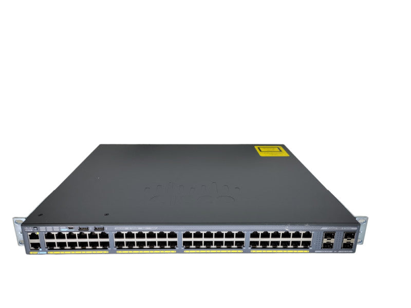 Cisco WS-C2960X-48FPS-L 48-Port Gigabit PoE Switch %