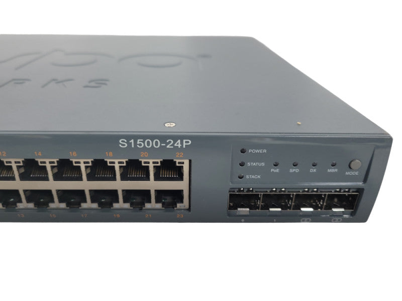 Aruba Networks ARSW1524 S1500-24P PoE Mobility Access Switch 10/100/1000Base !