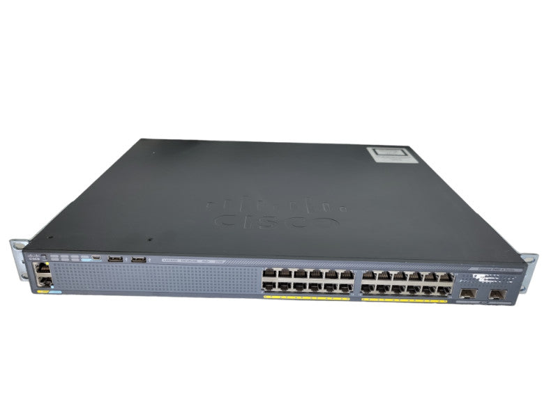 CiscoWS-C2960X-24PD-L 24-Port | PoE Gigabit Switch Q%