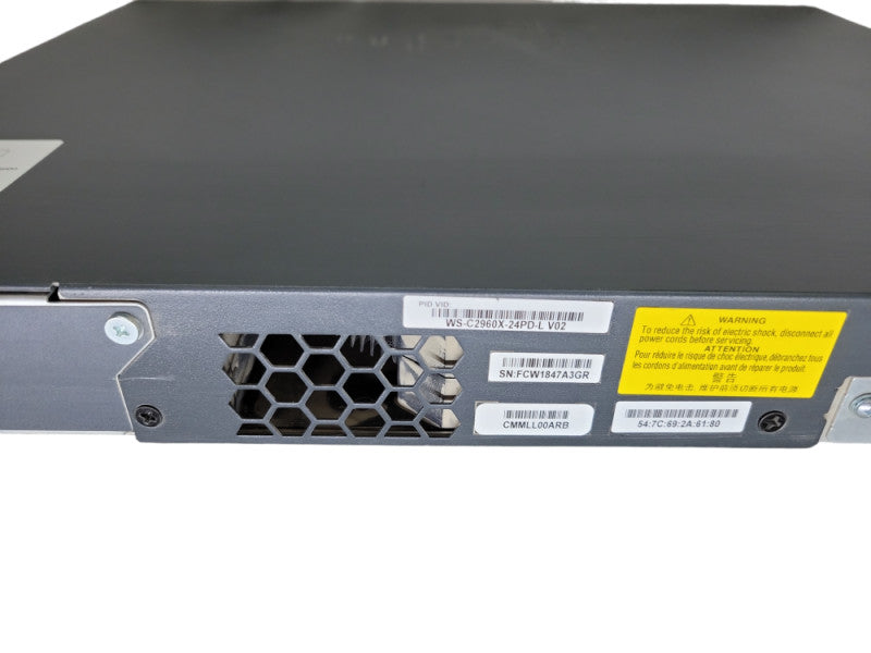 CiscoWS-C2960X-24PD-L 24-Port | PoE Gigabit Switch Q%