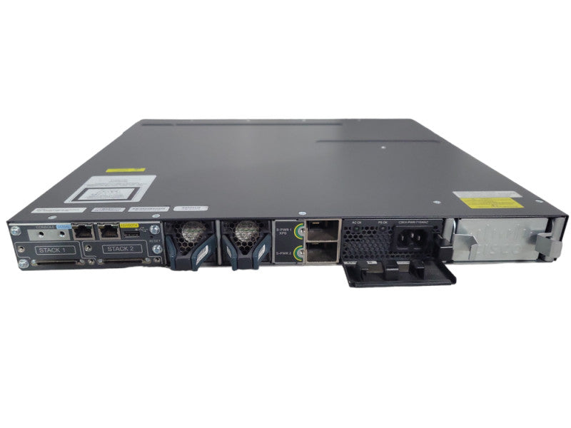 Cisco WS-C3750X-24P-S 24 Port Gigabit PoE+ Managed Switch !