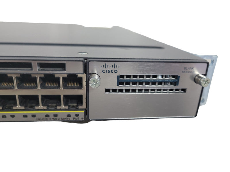 Cisco WS-C3750X-24P-S 24 Port Gigabit PoE+ Managed Switch !