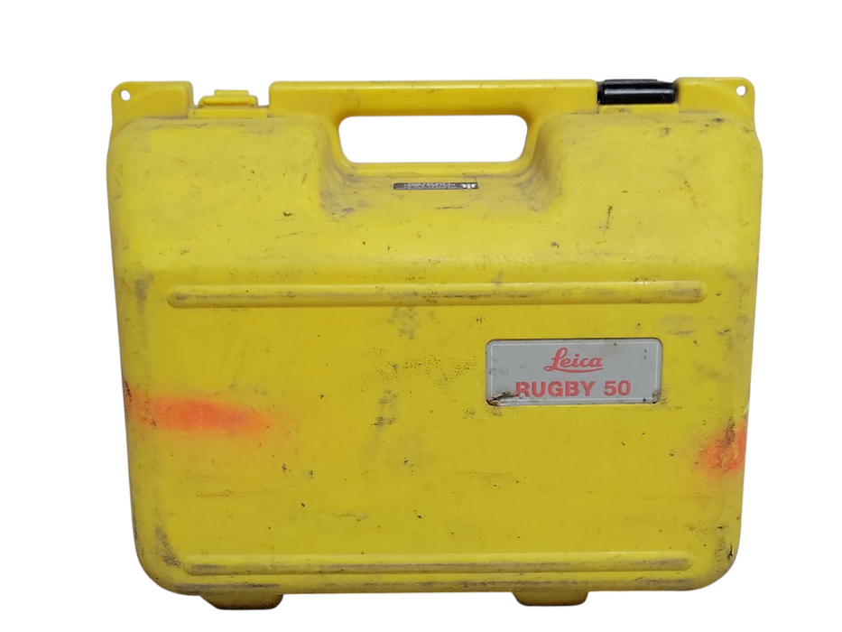 LEICA RUGBY 50 ROTATING LASER LEVEL with case, No Battery, READ