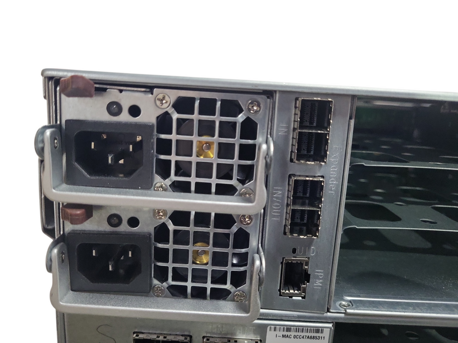 SUPERMICRO 847E2C-R1K28JBOD 4U 44BAY 3.5" SAS3  W/ 2x1200W PSU