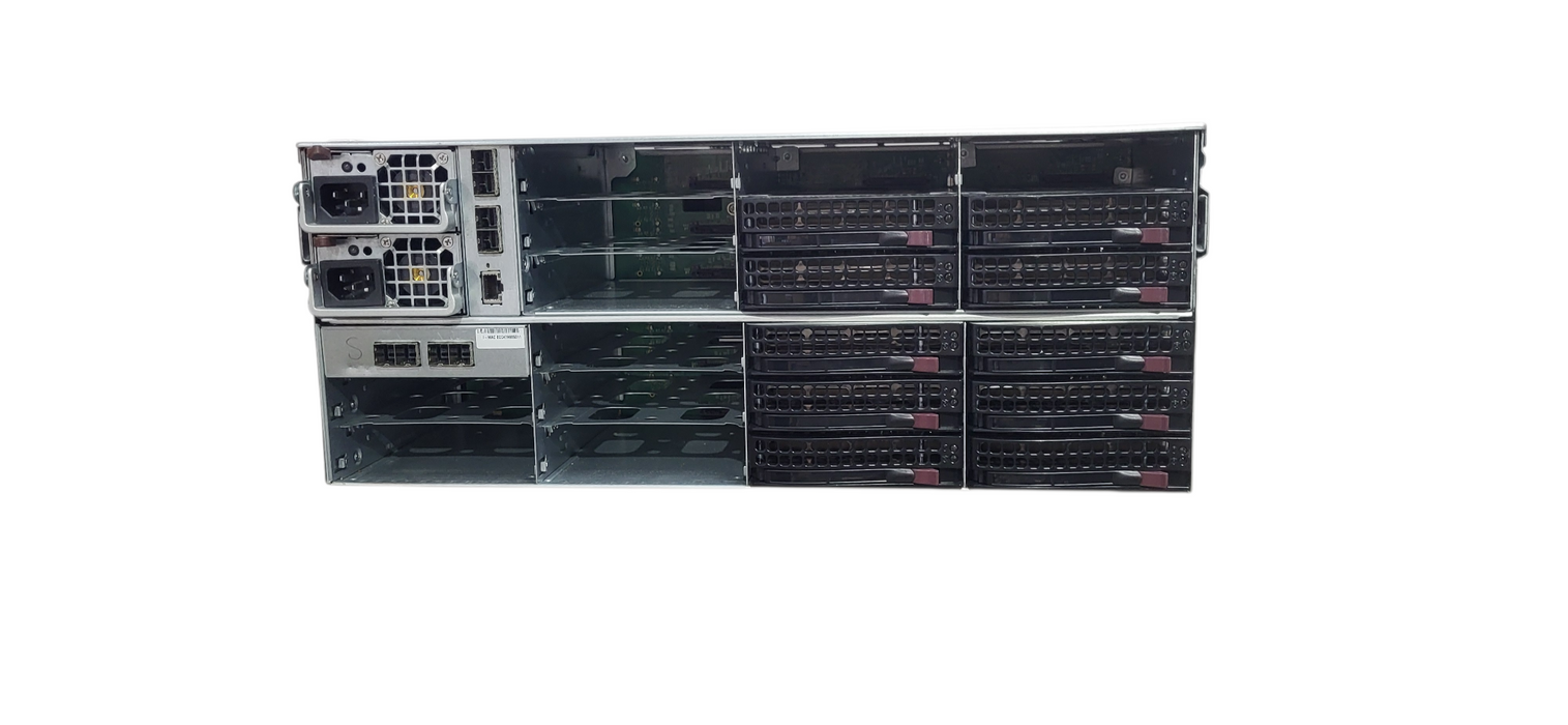 SUPERMICRO 847E2C-R1K28JBOD 4U 44BAY 3.5" SAS3  W/ 2x1200W PSU