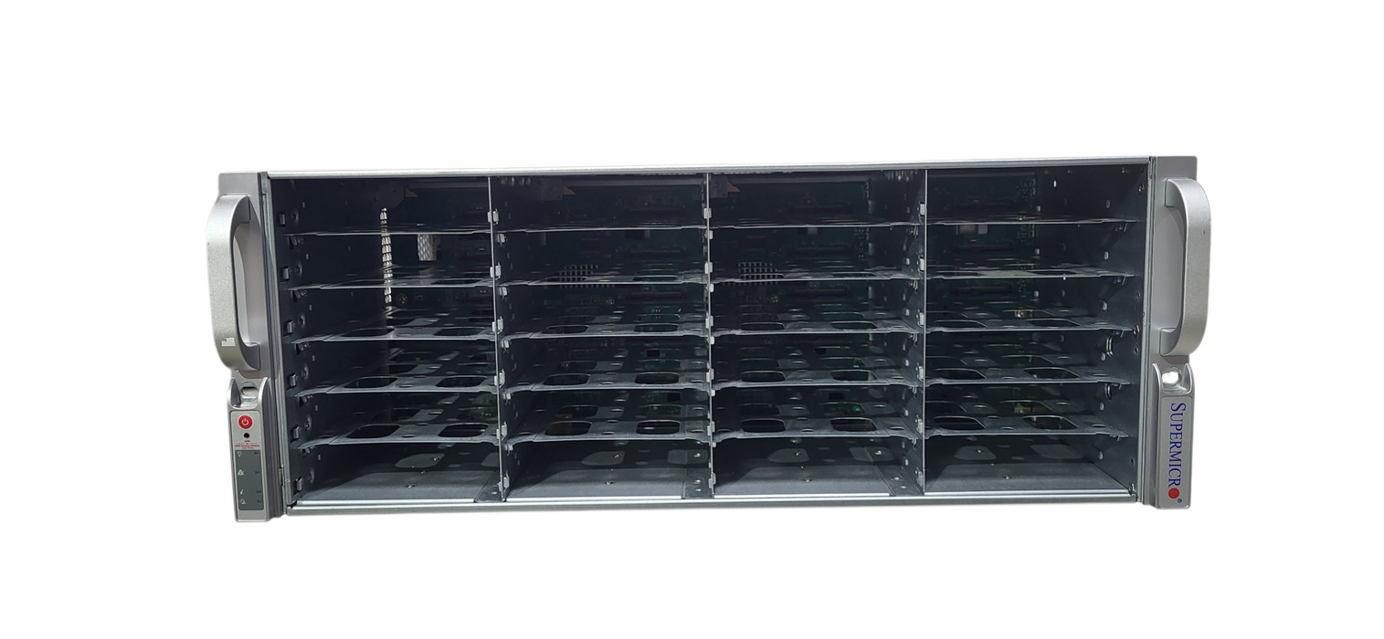 SUPERMICRO 847E2C-R1K28JBOD 4U 44BAY 3.5" SAS3  W/ 2x1200W PSU