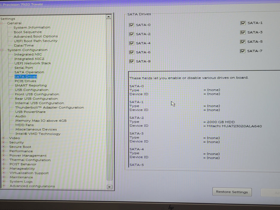 Dell Precision 7920 Tower, 2x Xeon Silver 4114 2.20GHz, 32GB DDR4, 2TB HDD, READ