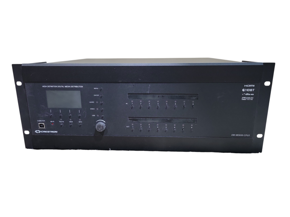 Crestron DM-MD8X8-CPU3 8x8 DigitalMedia Switcher READ