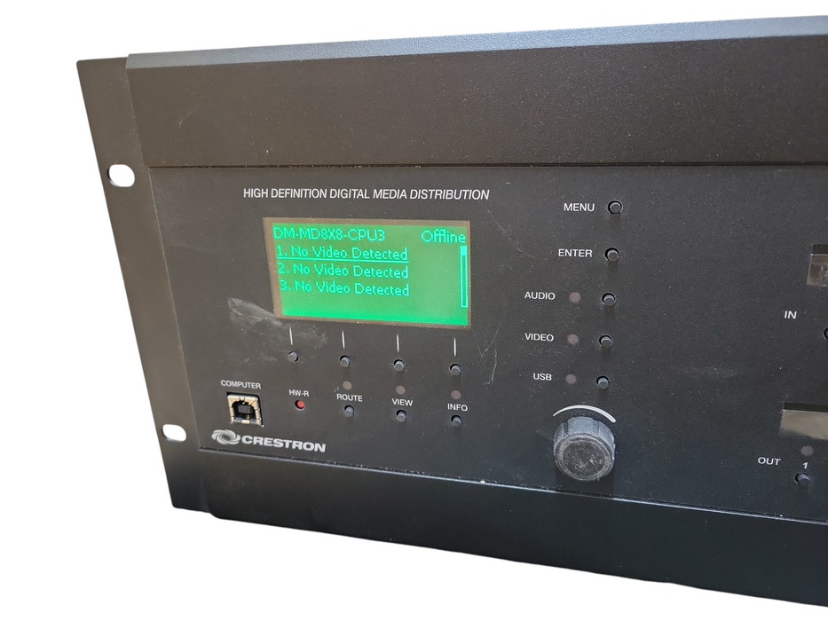 Crestron DM-MD8X8-CPU3 8x8 DigitalMedia Switcher READ