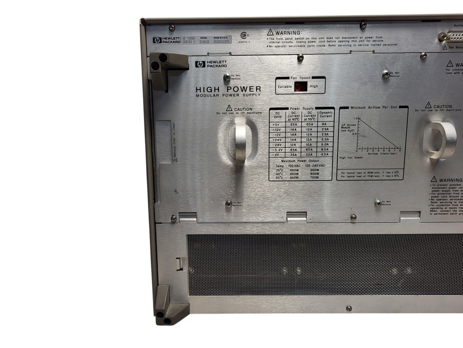 HP Agilent E1401B High Power Mainframe