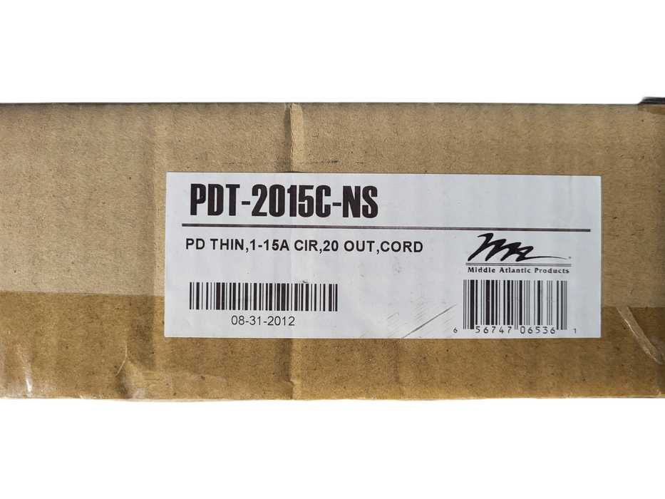 Middle Atlantic PDT-2015C-NS Power Strip 20 Outlet 15a p767