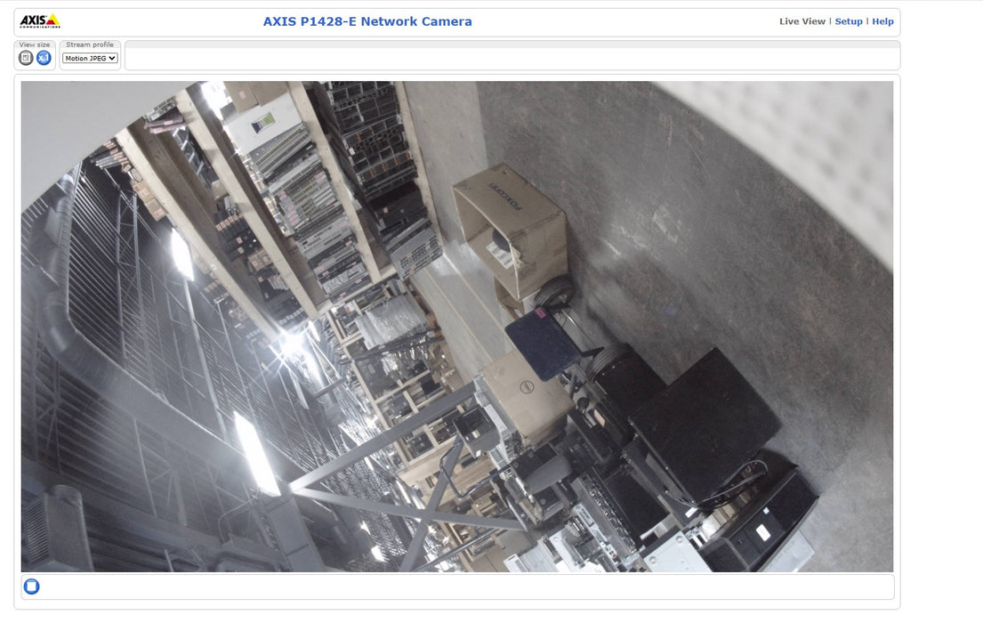 Axis P1428-E Bullet Network Security Camera P/N:0637-001-04