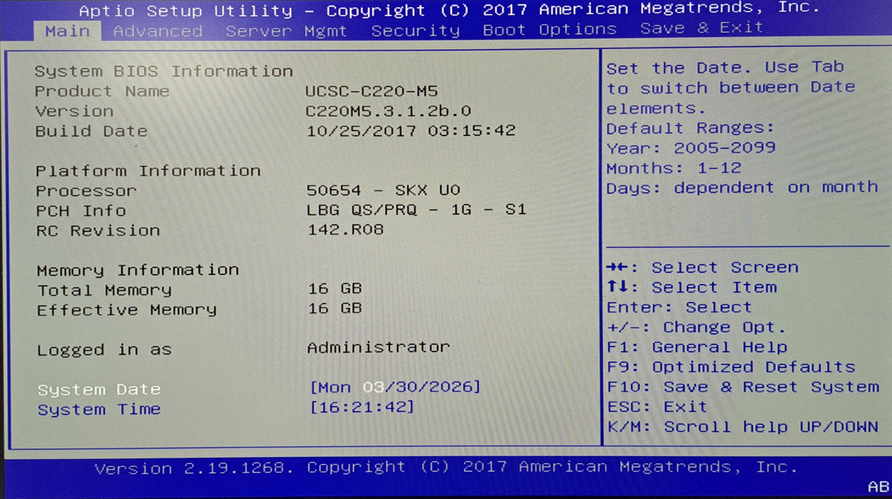 Cisco UCS C220 M5 10x 2.5" | Xeon Silver 4114 CPU, 16GB DDR4, 12G RAID, No HDD's