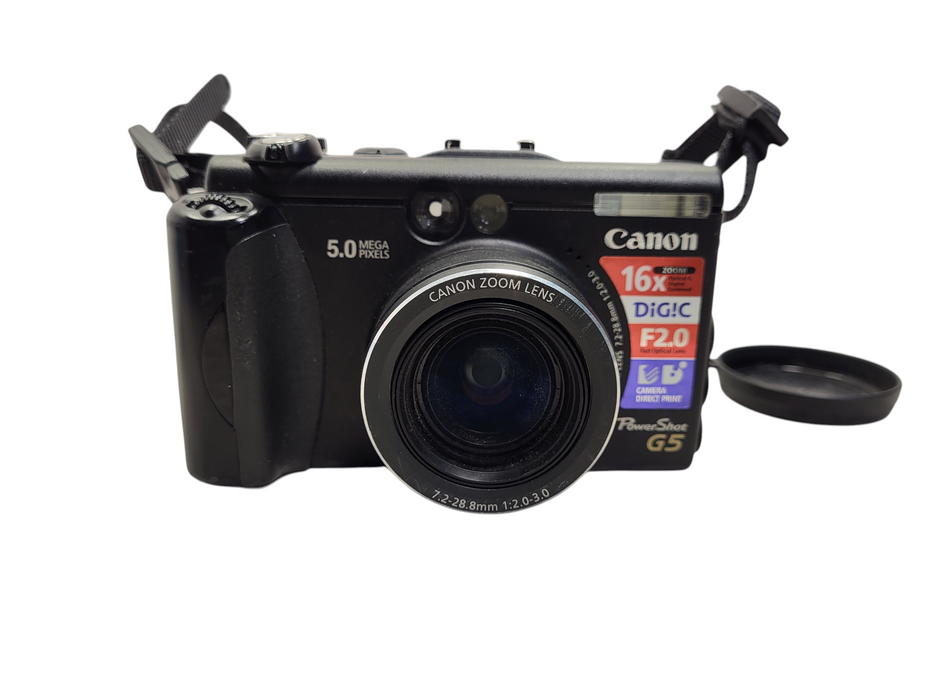 Canon PowerShot G5, 5MP Digital Camera, Model PC1049 READ