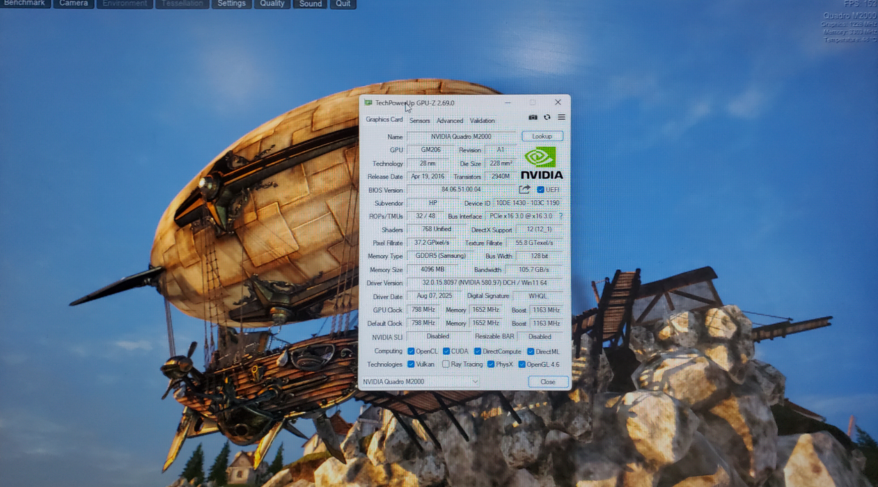 NVIDIA Quadro M2000 4GB GDDR5 Graphics Card | 4x DisplayPort