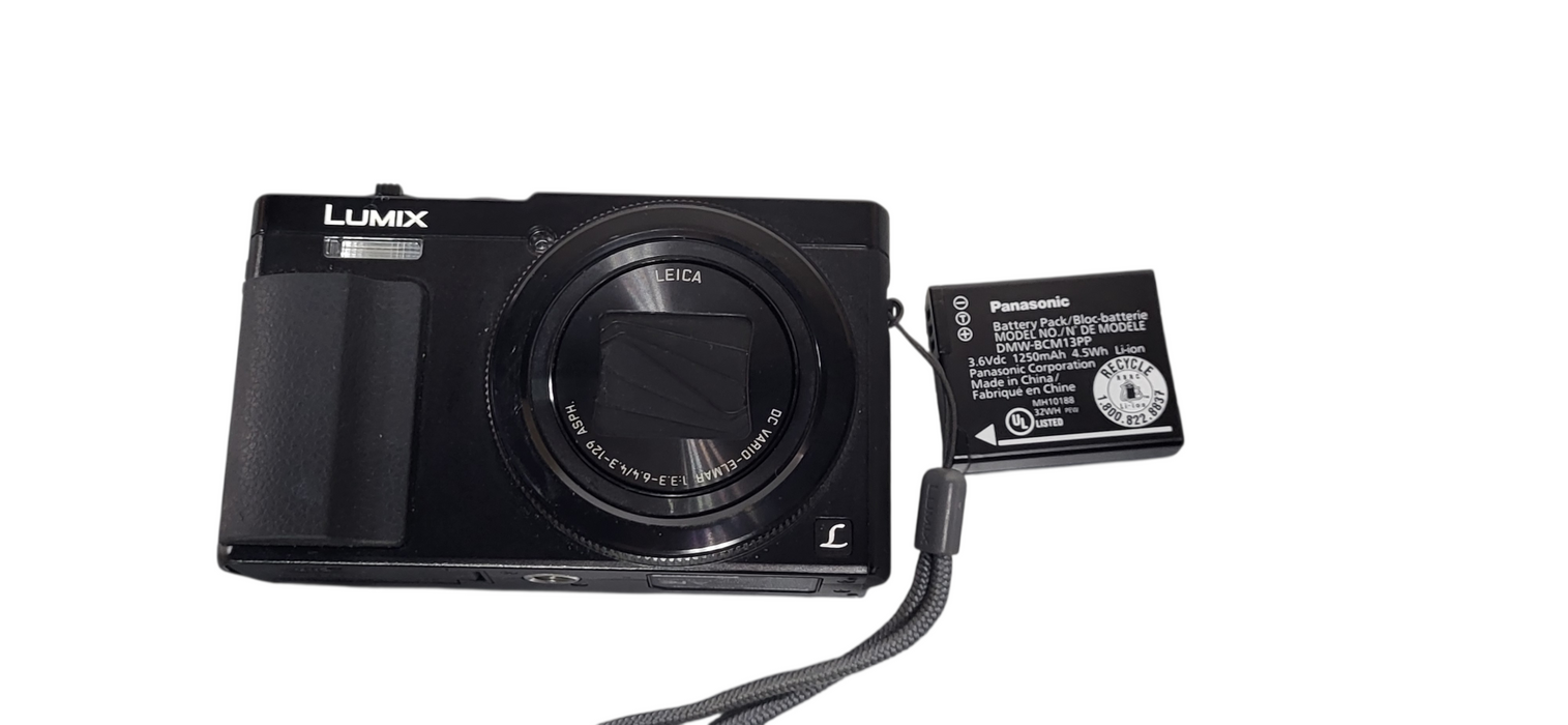 Panasonic Lumix DMC ZS50 Digital Camera W/Battery