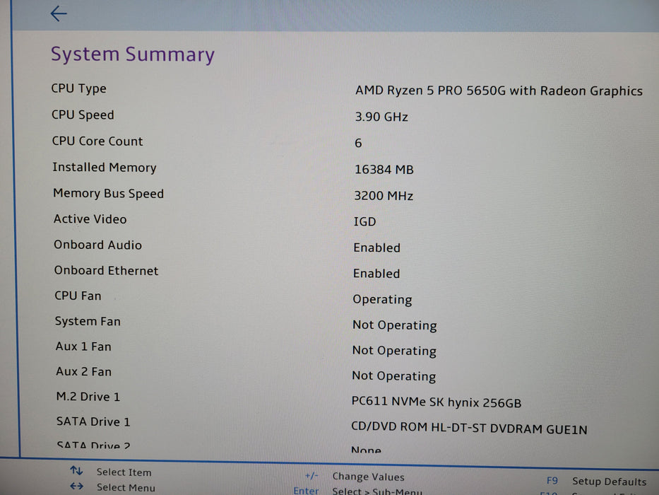 Lenovo ThinkCentre M75s Gen2, Ryzen 5 PRO 5650G, 16GB DDR4, 256GB NVMe