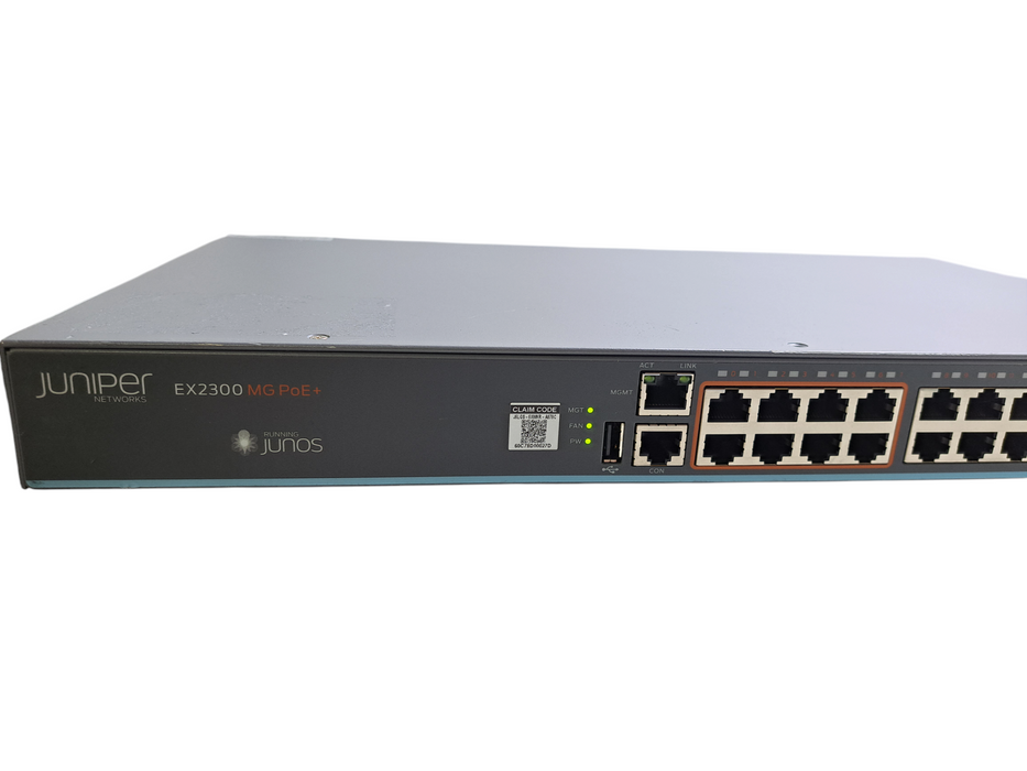 Juniper EX2300-24MP | 16-Port 1G, 8x 2.5G & 4 x 1/10G SFP+, PoE+ Switch