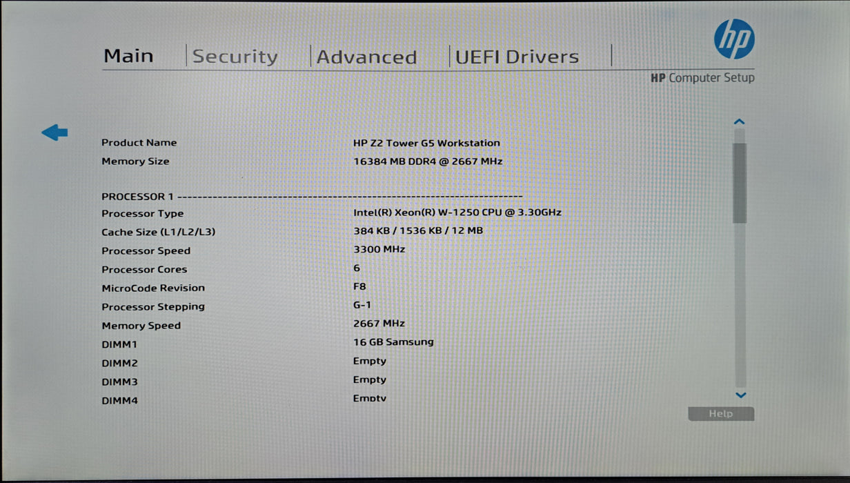 HP Z2 Tower G5 Workstation | Xeon W-1250 @3.30GHz, 16GB DDR4, P620, No HDD