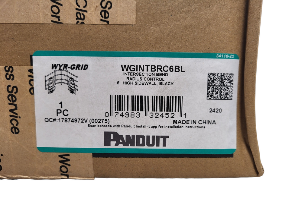 PANDUIT WGINTBRC6BL / WGINTBRC6BL Brand new