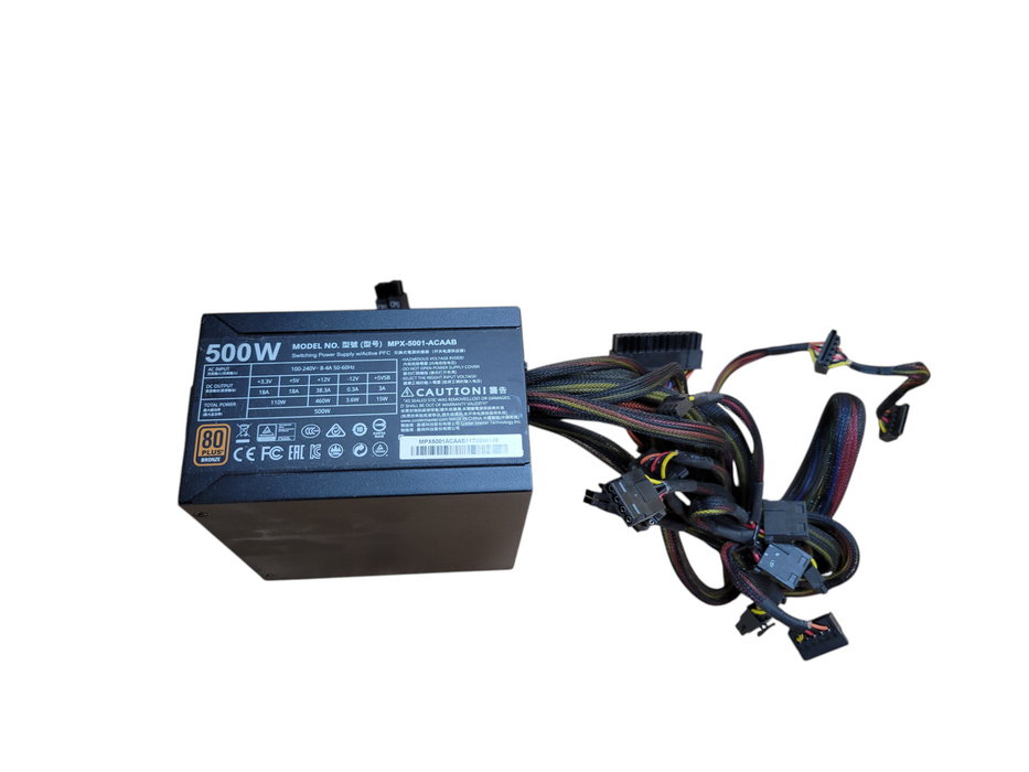 Coolermaster 500W Non-Modular ATX PSU (MPX-5001-ACAAB)