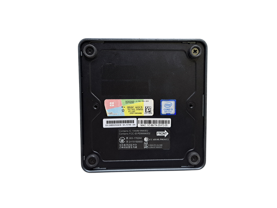 Intel NUC8i3BEK Mini PC Core i3-8109U@3.00GHz, 8GB DDR4, No HDD