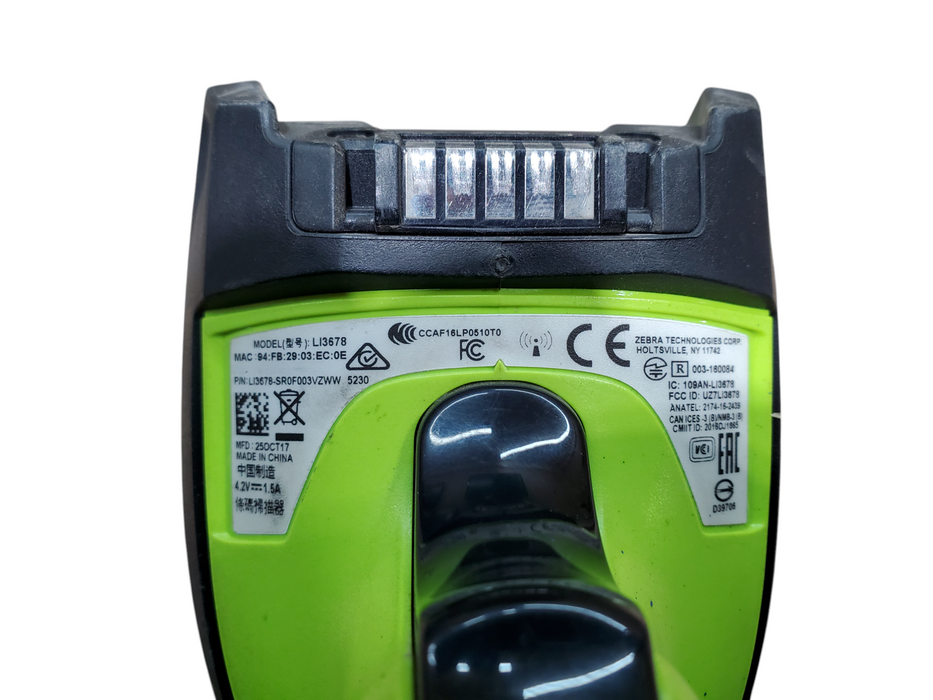 Zebra LI3678-SR0F003VZWW Barcode Scanner - No Cradle/Battery