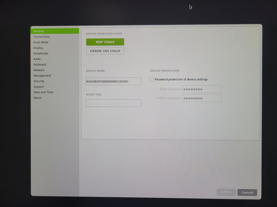 NComputing RX420 RDP virtual terminal w/ Power adapter, 1x HDMI Cable connector