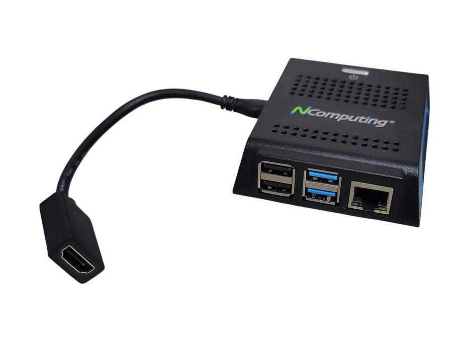 NComputing RX420 RDP virtual terminal w/ Power adapter, 1x HDMI Cable ...