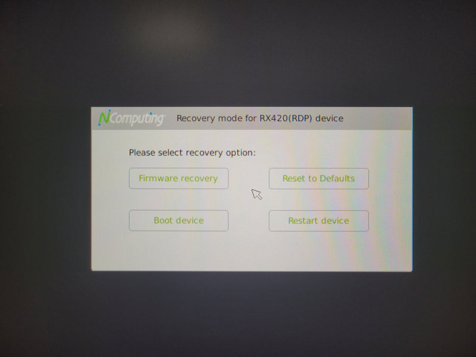 NComputing RX420 RDP virtual terminal w/ Power adapter, 1x HDMI Cable connector