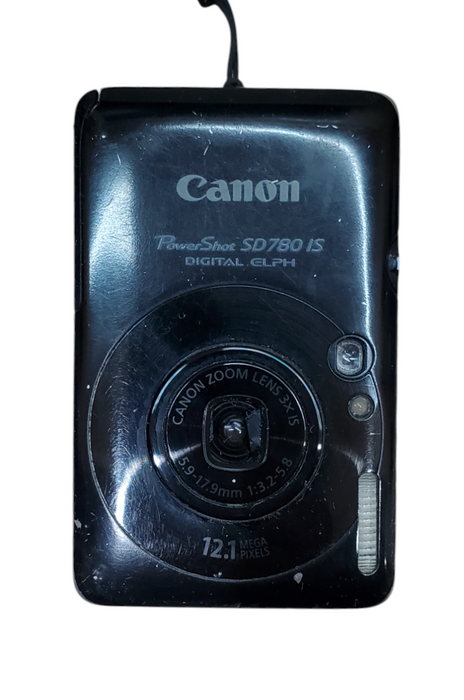 Canon PowerShot SD780 IS Digital Elph 12.1MP Digital Camera w/ Battery *READ*