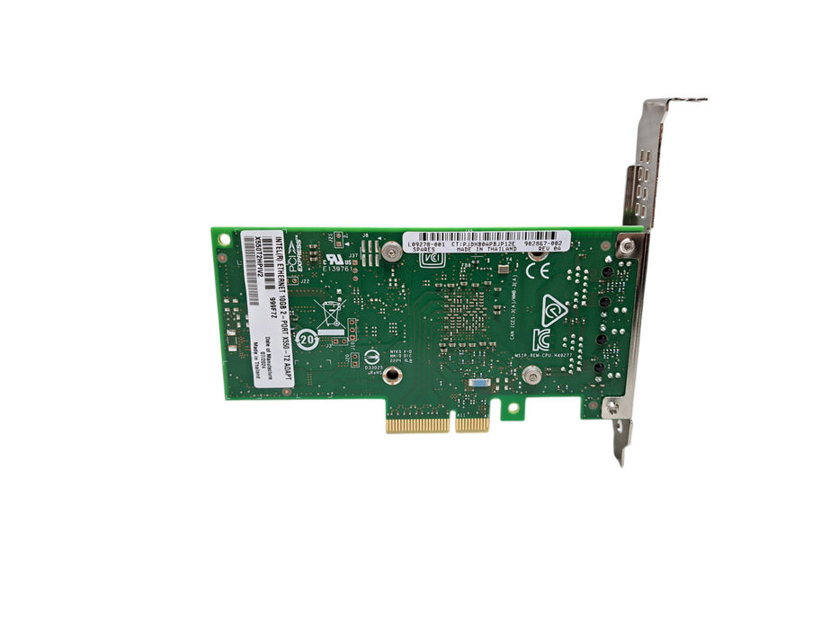 Intel X550-T2 | Dual Port 10G RJ-45 PCIe Network Adapter Full Height