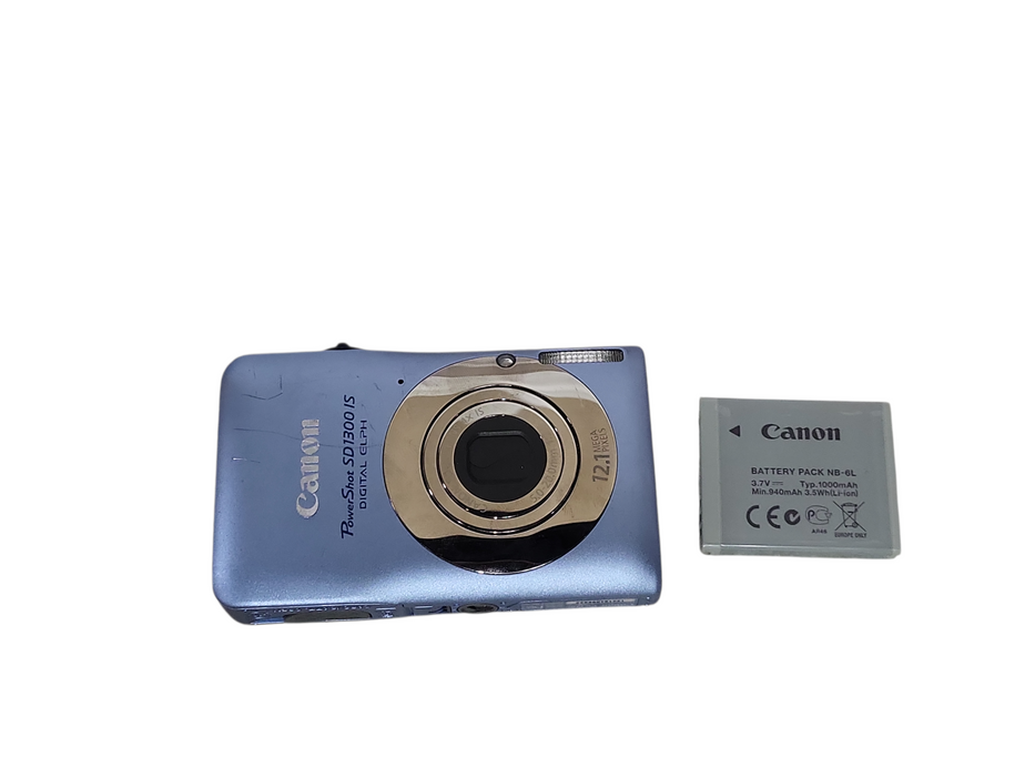 Canon PowerShot SD1300 IS ELPH 12.1MP 4x Zoom Digital Camera
