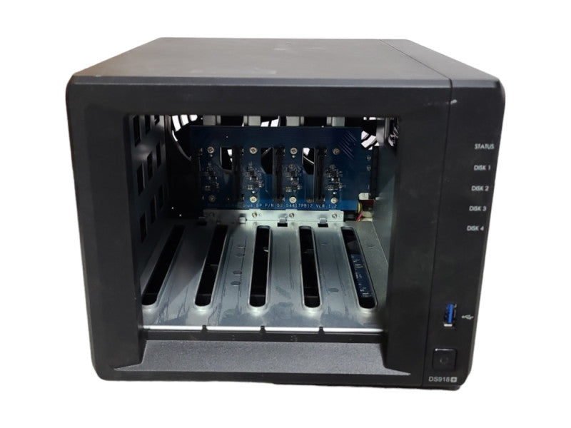 Synology 4 Bay NAS DiskStation DS918+ 4GB RAM, No HDD, No Caddies