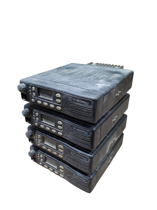 Lot 4x Motorolla GTX M11URD6CB1AN - Two Way Radio *READ*