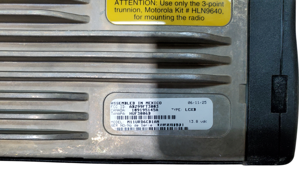 Lot 4x Motorolla GTX M11URD6CB1AN - Two Way Radio *READ*