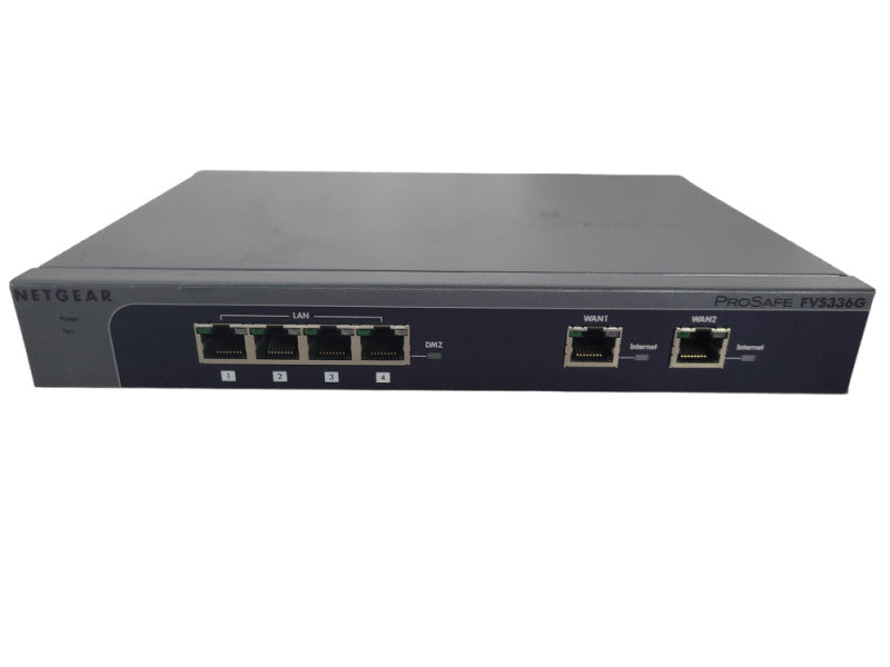 Netgear ProSafe FVS336G v2 4-Port Gigabit Managed Dual WAN SSL VPN Firewall !