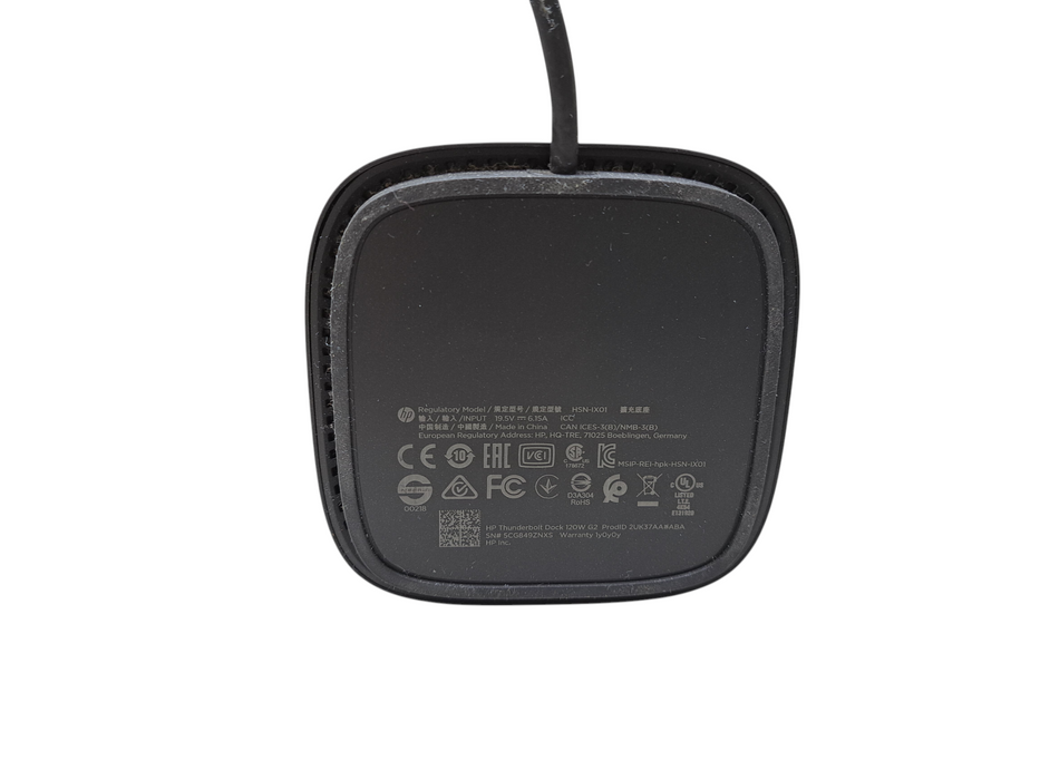 HP Thunderbolt Dock 120W G2 USB-C Docking Station | DOCK ONLY