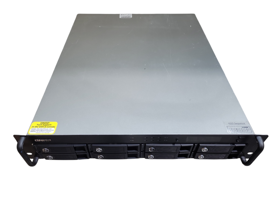QNAP TS-809U 8 Bay NAS 8x 2TB HDD installed
