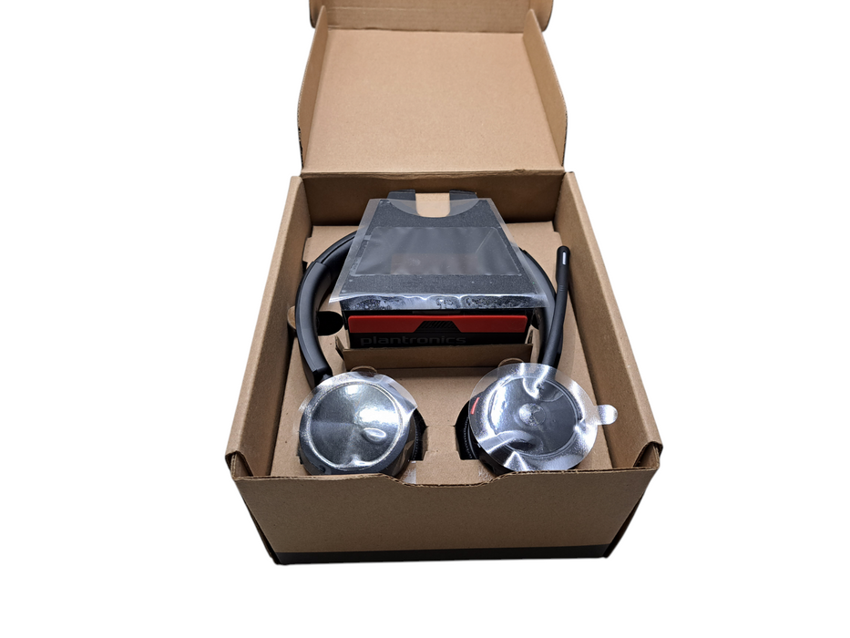 PLANTRONICS Poly Savi 7220 Office Binaural On-Ear Wireless Headset (Open Box)