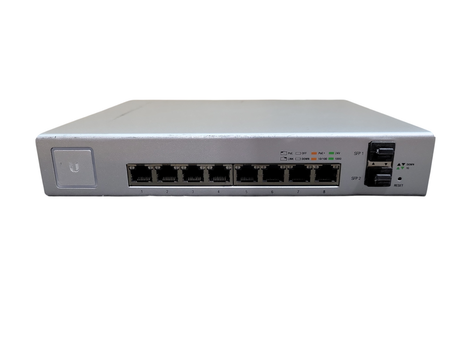 Ubiquiti UniFi US-8-150W | 8-Port Gigabit PoE Managed Switch