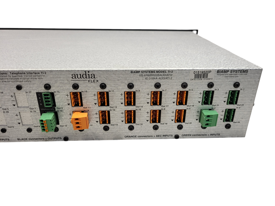 Biamp Systems Audia Flex Model TI-2 Digital Audio Processor