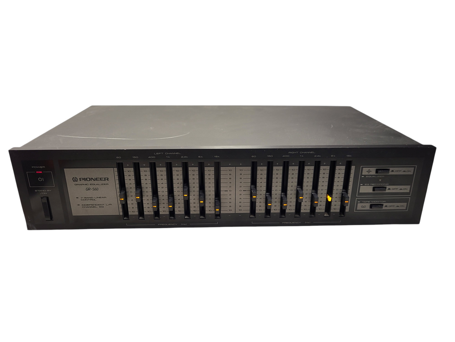 Pioneer GR-560 Dual 7-Band Linear Stereo Graphic Equalizer