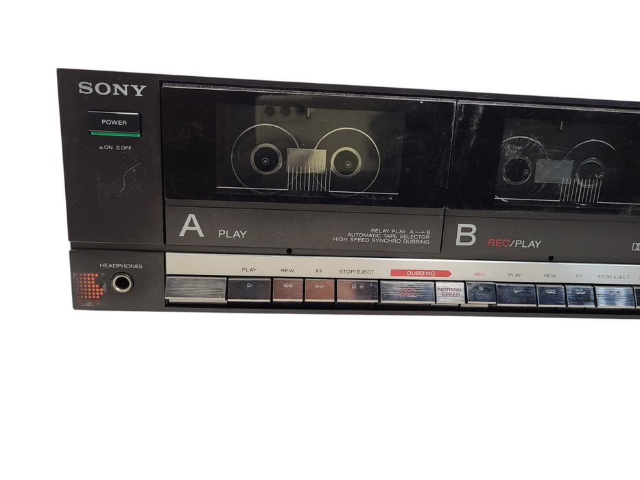 Vintage Sony Stereo Cassette Deck TC -W3