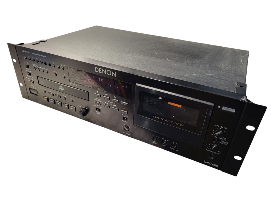 Denon DN-T625 Professional CD/Cassette W/Rack Mount READ